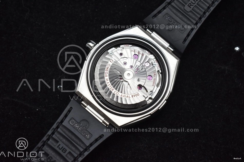 Strap Gray SS Clone A8900 Constellation Best Edition 1:1 VSF Black Gummy on Dial Super 1222